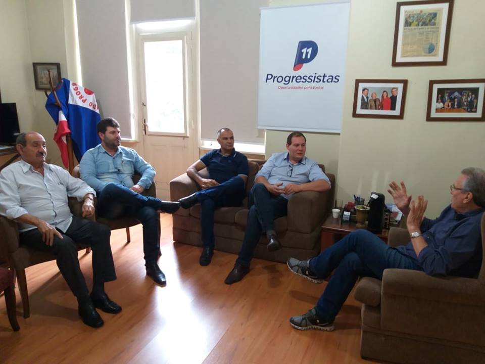 Bonotto foi recebido pelo presidente Progressista Celso Bernardi	