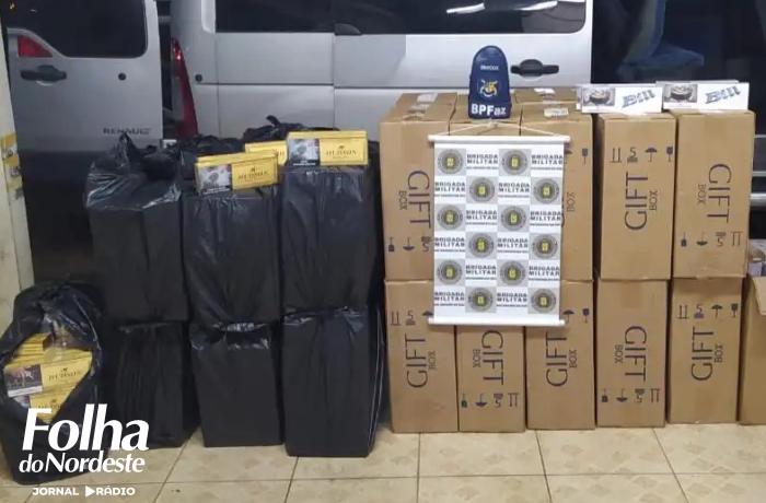 Batalhão Fazendário faz prisão por contrabando/posse de entorpecentes em Barracão/RS