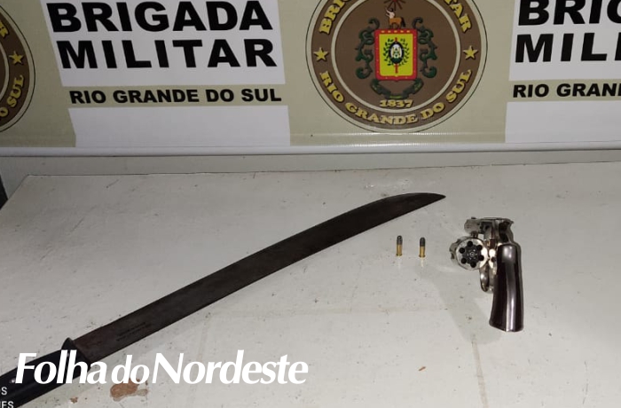 Brigada Militar de Esmeralda efetua prisão por porte ilegal de arma 