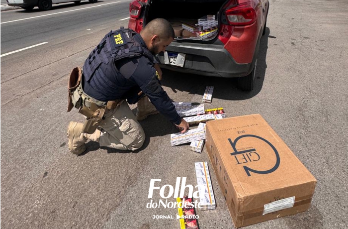 PRF prende homem por contrabando de cigarros na BR-116, em Caxias do Sul