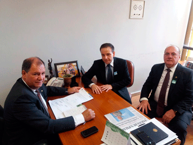 Vice-prefeito busca recursos em Brasília para o Município de Tapejara