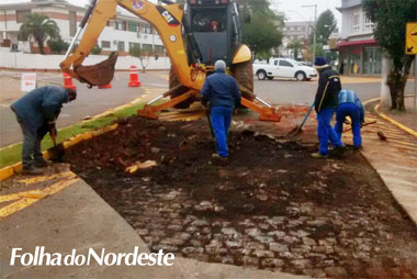 SMOV inicia operação tapa buracos na Avenida Benjamin Constant