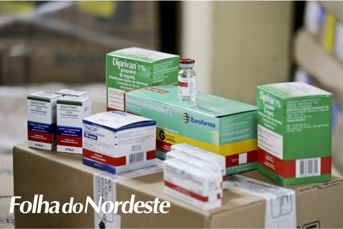 Medicamentos para intubação serão distribuídos nesta terça (1º) e quarta-feira (2) para 42 municípios