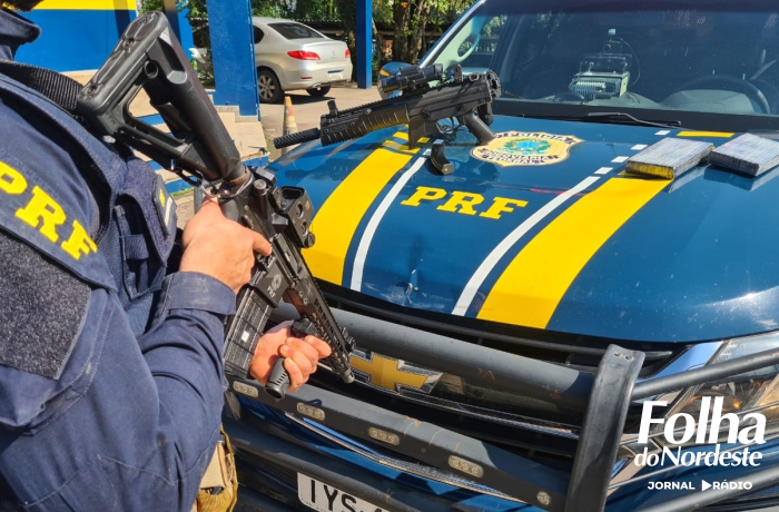 PRF prende traficante com fuzil e cocaína em Flores da Cunha