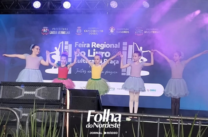 Ballet de Muliterno encantou o público na Feira do Livro de Lagoa Vermelha