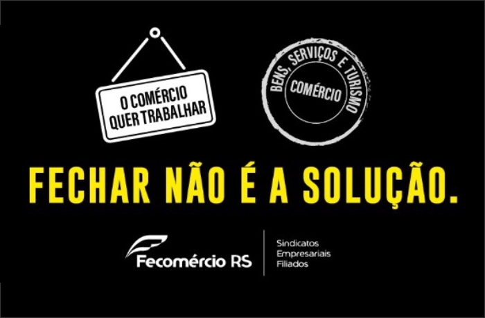Em campanha por comércio de portas abertas,  Fecomércio-RS completa 75 anos