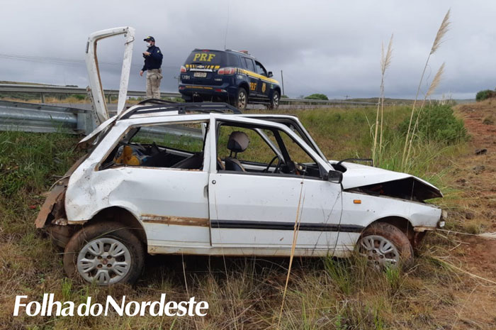 PRF prende motorista embriagado que causou um acidente em Bom Jesus