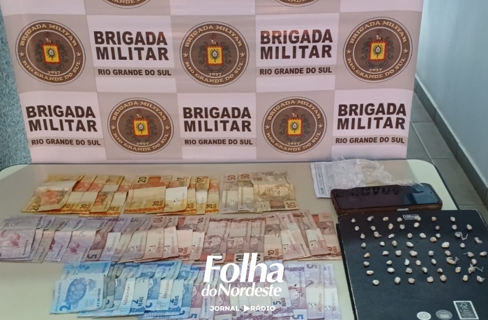 Brigada Militar apreende dois menores por tráfico de drogas em Lagoa Vermelha