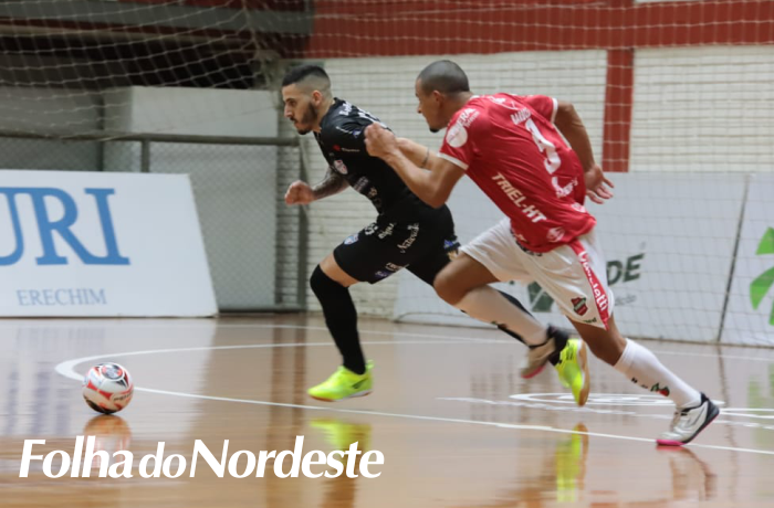 Apesar de ter feito um bom jogo, o Lagoa Futsal perdeu para o Atlântico