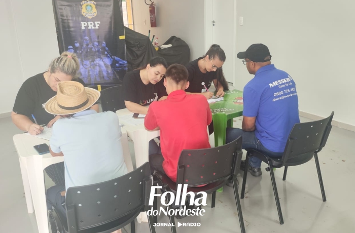 PRF realiza ação de saúde preventiva na BR-285 com apoio da UPF