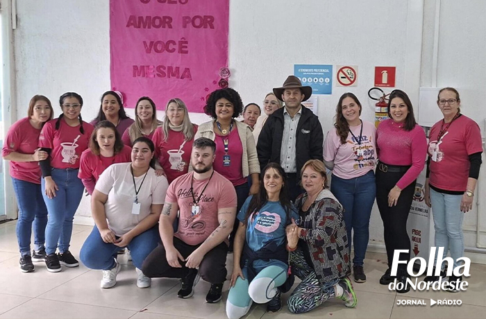 Outubro Rosa mobiliza rede municipal de saúde em ações de conscientização