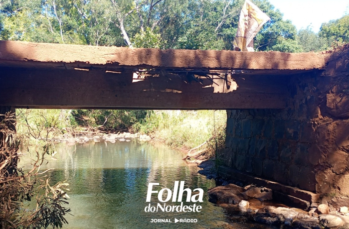 Ponte é interditada na divisa entre Lagoa Vermelha e Santo Expedito do Sul por problemas estruturais