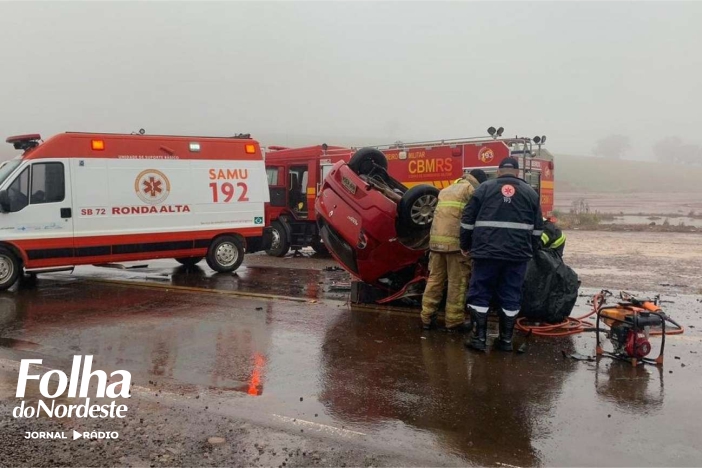 Acidente de trânsito deixa quatro mortos em Ronda Alta