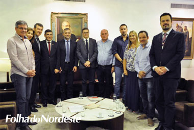 Presidente da Assembleia Legislativa recebe representantes da 16ª Jornada Nacional de Literatura