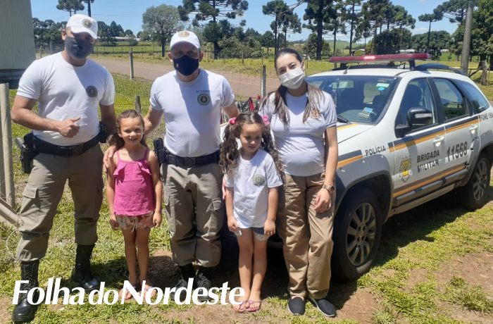 Brigada Militar de Esmeralda realiza pedido de aniversário