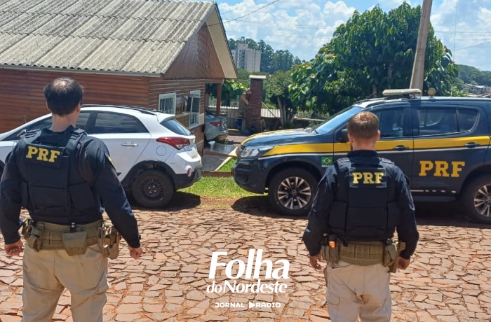 PRF prende mulher e recupera veículo roubado na BR-386, em Seberi