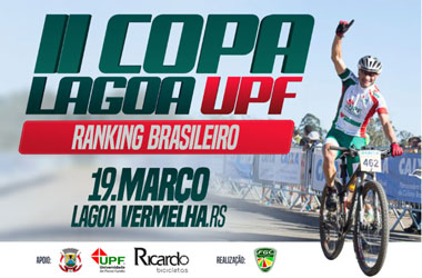 II Copa Lagoa UPF de Mountain Bike ocorre no dia 19 de março