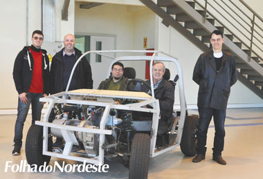 Carro elétrico é testado na UPF