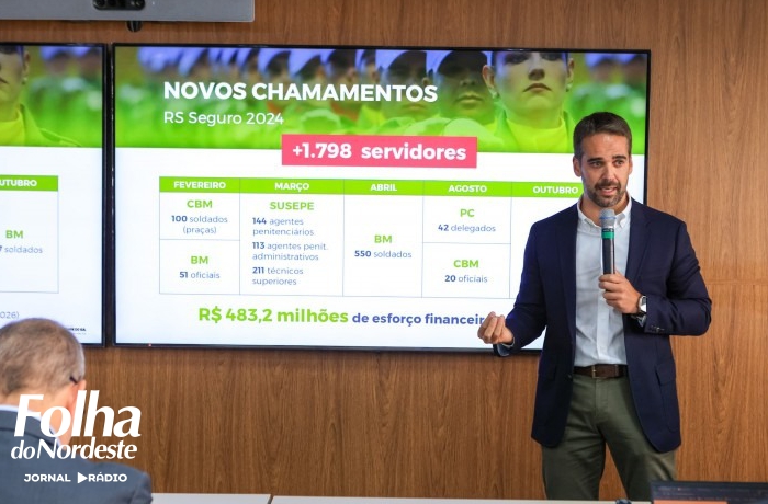 Leite anuncia cronograma de chamamento de quase 1,8 mil servidores para a Segurança Pública