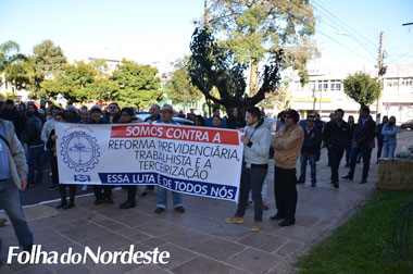 Lagoa Vermelha e região aderem às manifestações