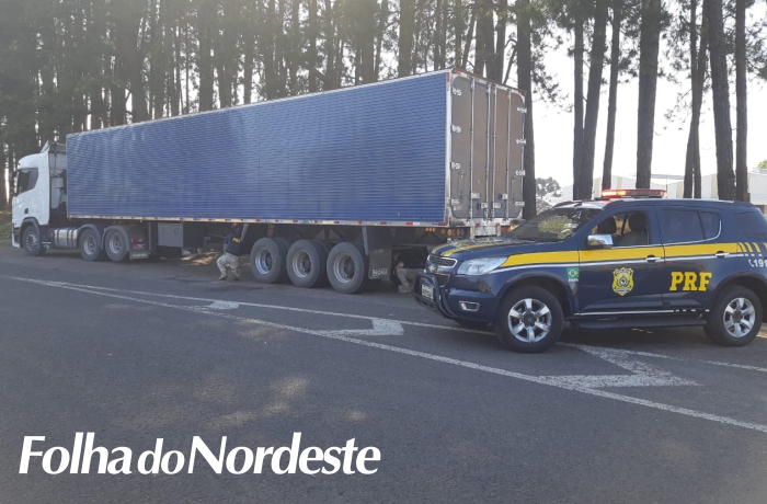 PRF recupera mais uma carreta clonada em Vacaria