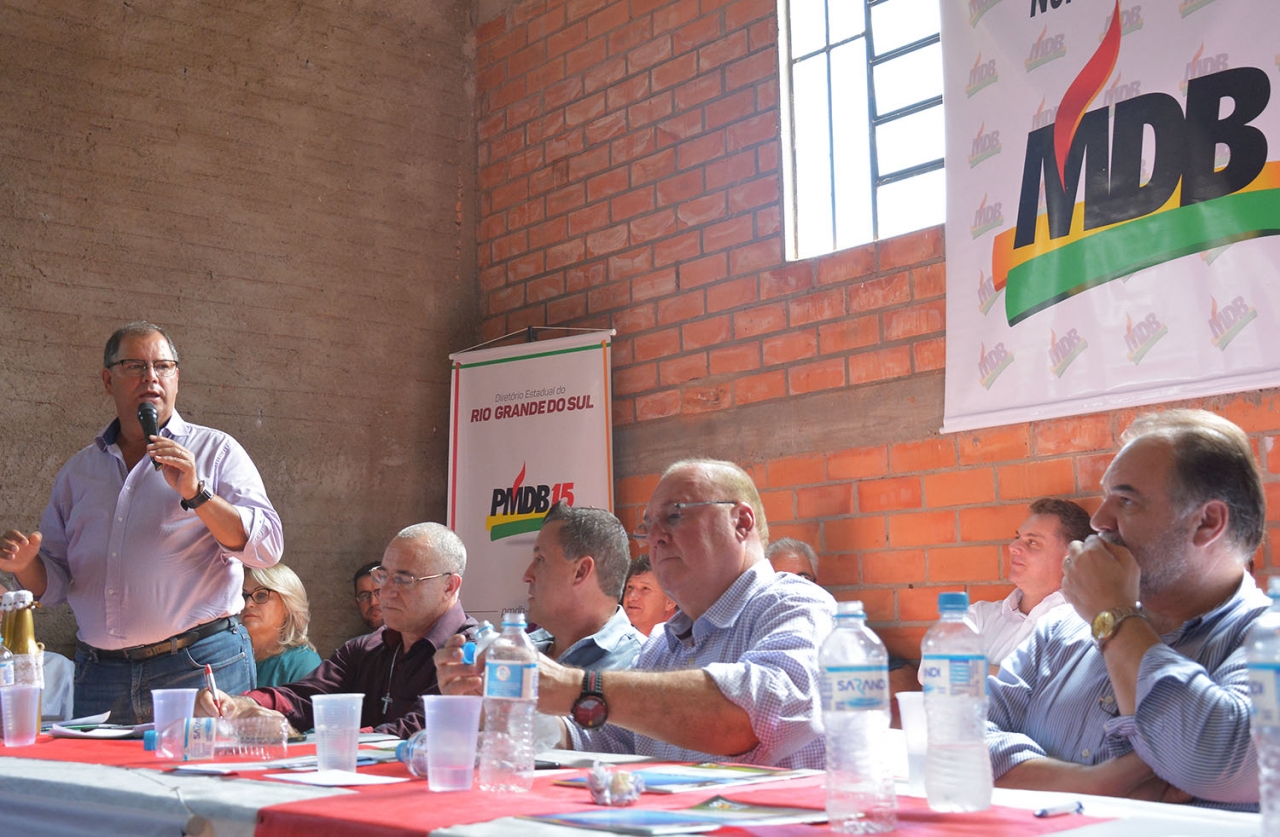 PMDB reúne 500 correligionários em Santo Expedito do Sul