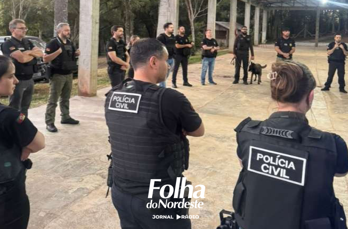 Polícia Civil deflagra Operação Pontos Corridos contra o tráfico de drogas em Barracão e Machadinho