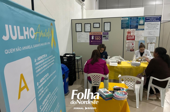 Ação do Julho Amarelo amplia acesso a testes rápidos e orientações em Lagoa Vermelha
