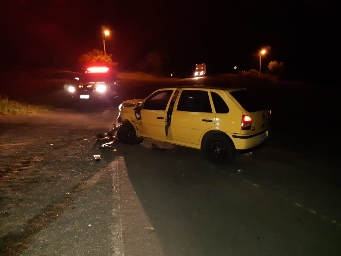 PRF atende acidente envolvendo condutor embriagado