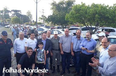 Deputado Santini participa da entrega das novas viaturas ao município de Vacaria
