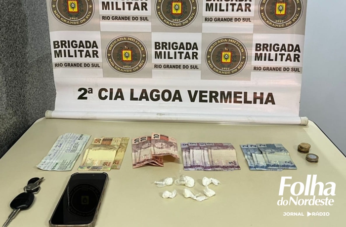 Homem é preso por tráfico de drogas durante Operação Cerco Fechado em Lagoa Vermelha