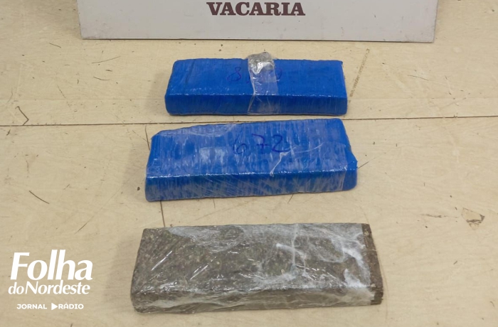 Homem é preso por tráfico de drogas com 1,9kg de maconha em Vacaria