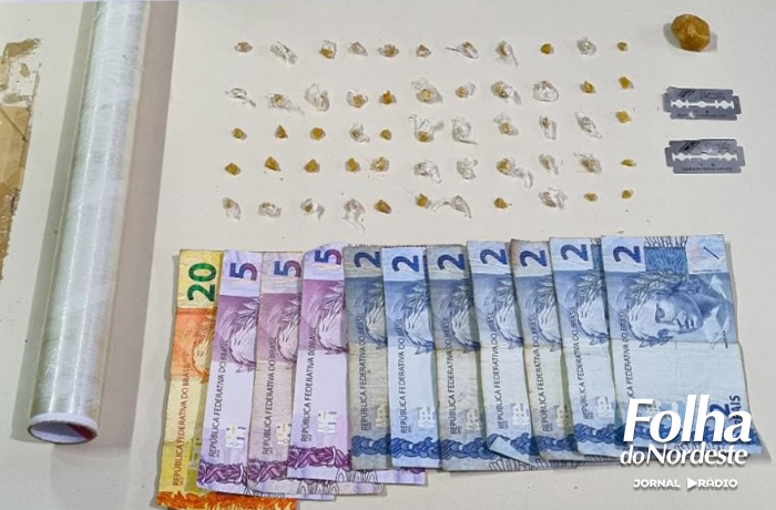 Mulher é presa por tráfico de drogas no bairro São Cristóvão, em Lagoa Vermelha