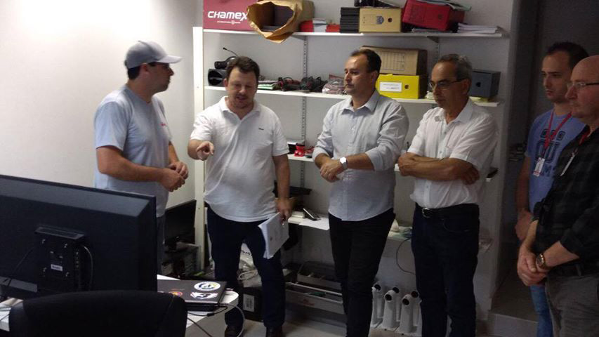 Vereadores visitam sistema de videomonitoramento em Sananduva