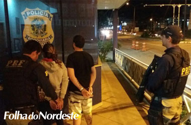 PRF prende casal suspeito de roubo a banco na serra gaúcha