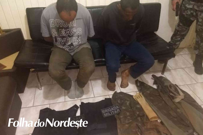 BM captura assaltantes envolvidos em ataque a bancos de Ibiraiaras