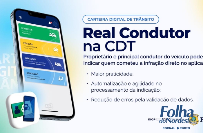 PRF lança novo serviço no aplicativo Carteira Digital de Trânsito