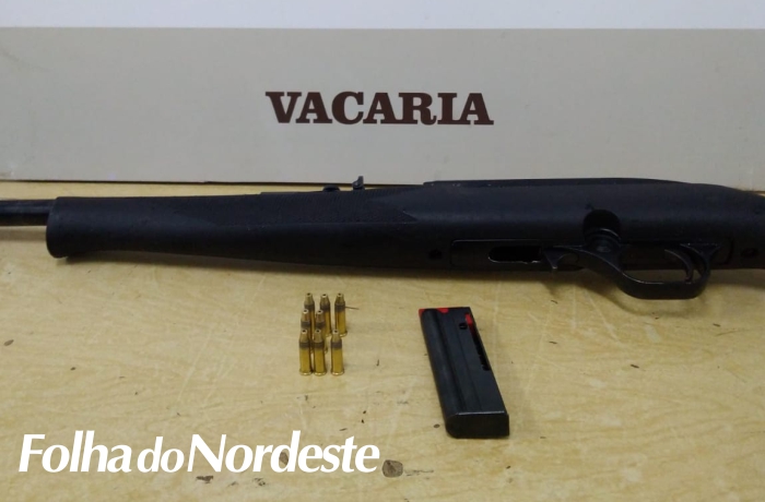BM de Campestre da Serra prende homem com rifle furtado