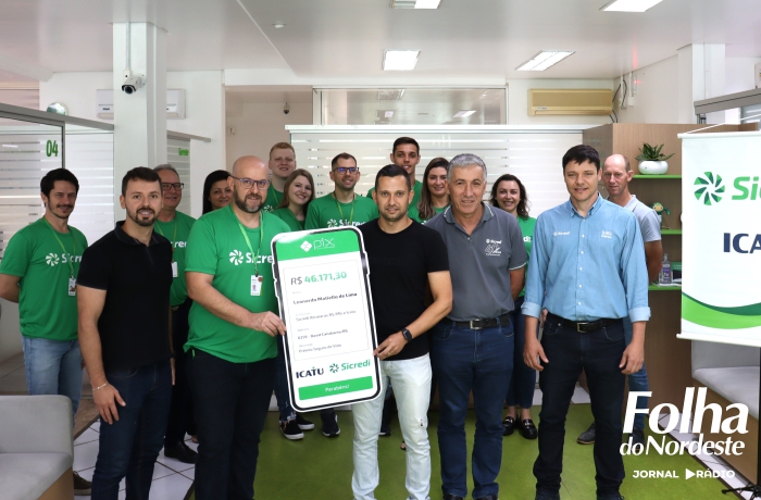 Associado do Sicredi recebe R$ 46 mil em sorteio de seguro de vida em David Canabarro