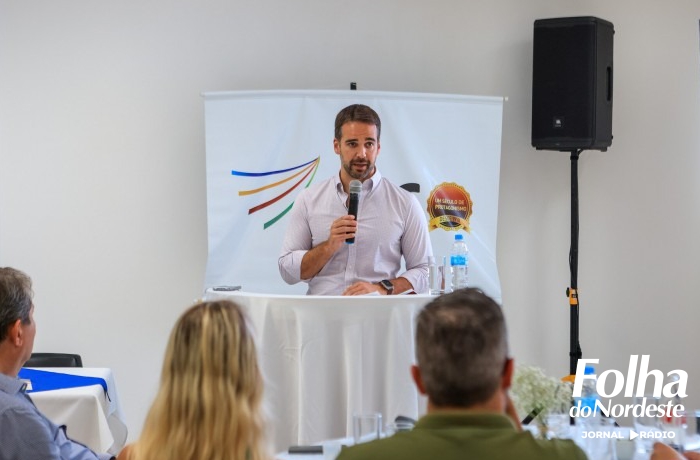 Governador apresenta ações para competitividade do Estado em reunião-almoço em Carazinho