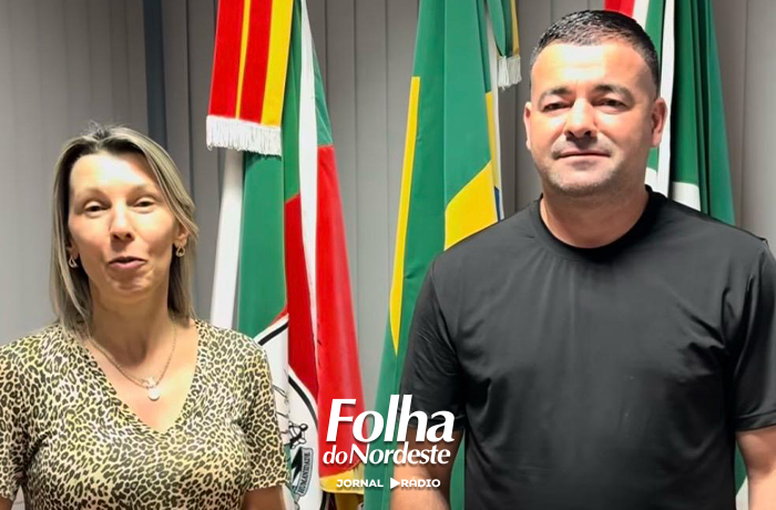 Prefeita Joelice Canali e vice Alaor Alves Ferreira agradecem apoio de Ronaldo Santini a Caseiros