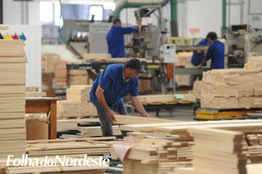 Exportações do setor moveleiro  em setembro