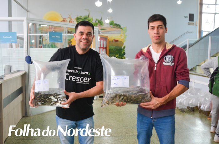 Prefeitura entrega mais de 5 mil alevinos a produtores nesta sexta-feira