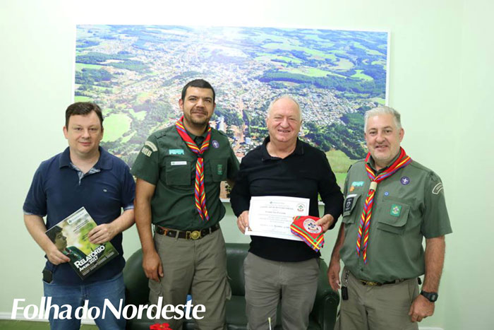 Grupo Escoteiros Fênix Sananduva visita Executivo