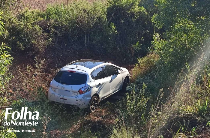 Policial Militar fica ferido em acidente na ERS-467, em Ibiaçá