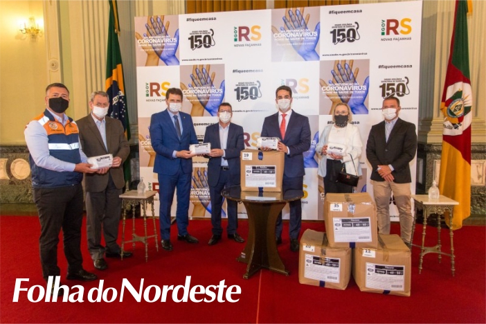 Estado recebe doação de 20 mil máscaras de proteção