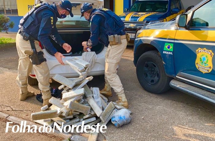 PRF prende quadrilha com 82 quilos de maconha e skunk em Passo Fundo