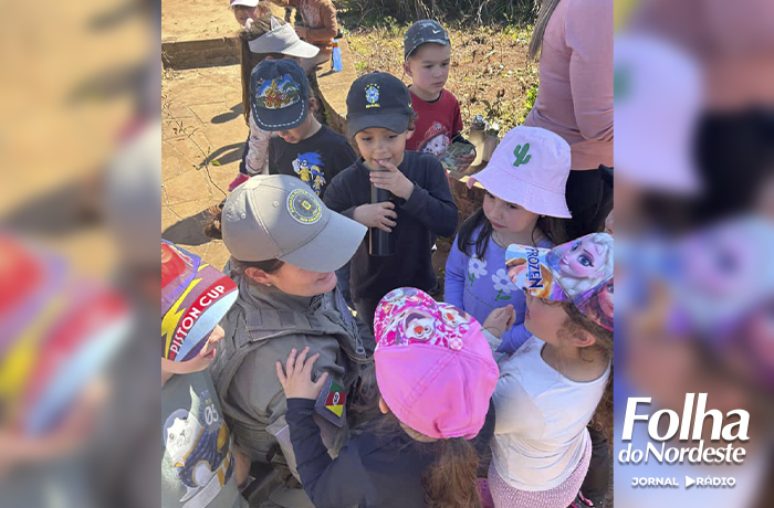 Brigada Militar participou de pedágio educativo em Tupanci do Sul