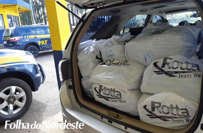 PRF realiza nova apreensão de peças de vestuário em Vacaria