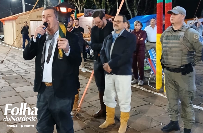 Brigada Militar participa da abertura da Semana Farroupilha em Ibiaçá